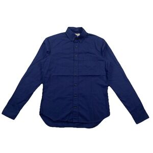 Taylor Stitch The Jack Navy Blue Long Sleeve Button Down Men's Size 36